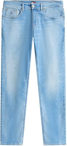 Tommy Jeans Herren Jeans Hose Scanton Slim Fit, Blau (Denim Mid Light Blue), 38W/36L – Ansicht 4