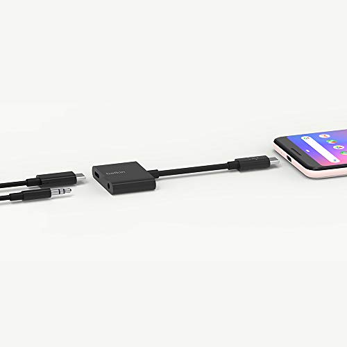Belkin Rockstar 3.5Mm Audio + Usb-C Charge Adapter (Usb-C Audio Adapter For Note10, Pixel 3, Pixel 3Xl, Ipad Pro And More) #TOP1