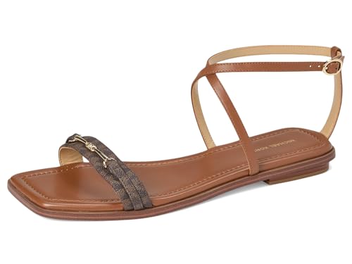 Image of Michael Kors womens Lena Flat Sandals | Casual Sandals