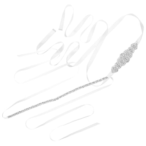 Ceinture de mariée avec décorations brillantes haut de gamme Baluue