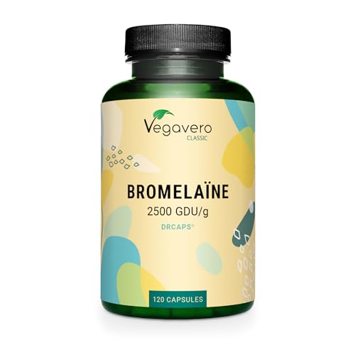 Vegavero | Bromelaïne in hoge doses | 650 mg (31 mg actieve bromelaïne per capsule)