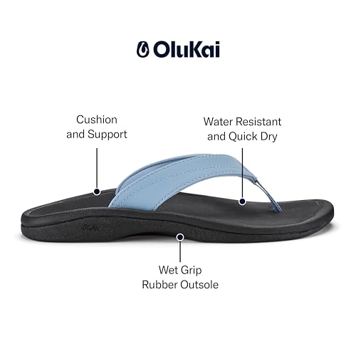 Image of OluKai Ohana Women's Sandals, Water Resistant Flip Flops with Arch Support