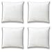 Produktbild Merino-BETTEN 4er Set Kissen 40x40 | Dekokissen | Couchkissen | Kissen mit Reißverschluss