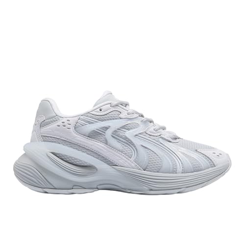 Puma Inverse Sneakers - Sneakers for Women - Polyester Lining - Suede Overlays - Breathable Mesh Bases Platinum Gray/Silver Mist/Cool Mid Gray 6 B - Medium