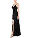 Xscape Womens Mesh Floral Evening Dress Black 10