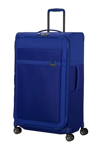 Samsonite Airea Spinner L, uitbreidbare koffer, 78 cm, 111,5/120 l, blauw (autical blue), blauw (nautisch blauw), Spinner L (78 cm - 111.5/120 L), koffer