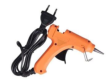 Aadvay Enterprises 20 Watt Hot Melt Glue Gun Heating Technology Kit, Flexible Trigger & With ON/OFF Switch 100% Safe Perfect for Fixing Household Items