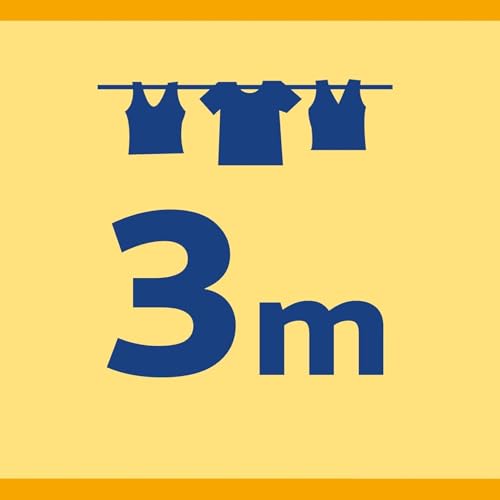 Vileda Express Indoor Radiator Airer - Over Banister Clothes Airer with Adjustable Arms - 6 bars 3M Drying Space - Ideal for drying clothing, socks and underwear