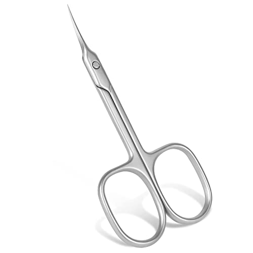 URAQT Nagelschere Hautschere, Nagelhautschere Nagelscheren Nagelhautzange aus Rostfreiem Edelstahl, Baby Fingernagelschere mit Gebogener Spitze, Nail scissors für Fuß und Fingernägel