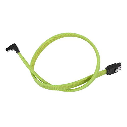Cable de Datos SATA 3.0 III 50cm Ángulo Recto Verde miniatura 4