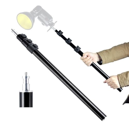 Image of PHOTOMAX Big Wall Mount Boom Arm Tripod 155cm Wall Ceiling Mount Boom Arm Tripod Desk Mount Table Stand Adjustable Height for Photo Studio Video Ring Light Strobe Flash Mobile Lighting Softbox (CM06)