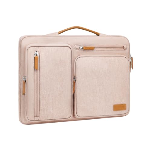 MOSISO 360 Schutz Laptoptasche 13 Zoll, 13 Zoll Laptop Tasche Hülle Kompatibel mit MacBook Air 13" M5 M4 M3 M2 M1 / Neo/Pro 13" M2 M1, Seitenöffnungtasche mit 4 Reißverschlusstasche&Griff, Khaki