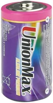 UnionMax D Batteries, 6 Count Pack, D Battery with Long-Lasting Power, All-Purpose Alkaline D Battery for Household and Office Devices