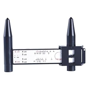 Wielrandmeter auto boutpatroon glijdende meetgereedschap PCD -liniaal voor 4 5 6 8 lug, meetbeker