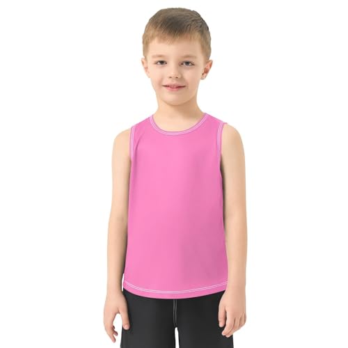 Consejos para Comprar Camisillas para Bebé de esta semana. 44 FRODOTGV - playera sin mangas para bebé, color rosa intenso, sin mangas, ropa deportiva de secado rápido, Rosa Encendido, 4T