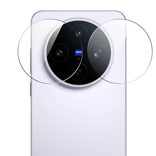Image of (pacf of 3) camera lens protectors Compatible for Vivo x200t Camera Lens Screen Protector 3D Anti Shock /Anti-Scratch /Clear /Camera Tempered Glass
