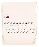 Cordon ajustable Générique Clavier Zx81 Sac De Sport Réutilisable En Coton Noir