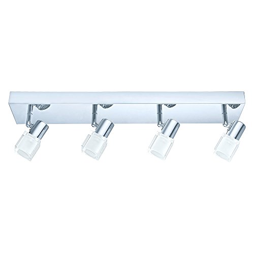 Review Discount EGLO 200906A Nocera LED Track Light, 24-Inch, Chrome