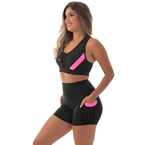 Conjunto Fitness Fristyle Short E Top Academia Feminino Tamanho:G