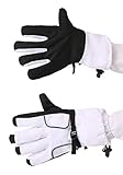 Fun Costumes White Astronaut Costume Gloves - Adult Size Accessory for Spacesuit Themes