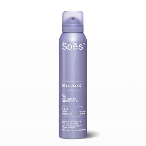 Spes Dry Shampoo for Women, Volumizing Dry Shampoo Leaves No White Residue, Absorbs oils, 72 Hours Long-lasting Oil Control, Refreshing and Non-Greasy Spray for All Hair Types,(6.08FL,Nebula Timber)