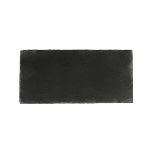 Restaurantware Rectangle Slate Platter 1 Count 9.8 x 4.7 Inch Scratch-Resistant Slate Cheese Board Modern Serving Tray Black Rustic Design for Charcuterie and Appetizers Restaurantware Rectangle Slate Platter 1 Count 9.8 x 4.7 Inch Scratch-Resistant Slate Cheese Board Modern Serving Tray Black Rustic Design for Charcuterie and Appetizers