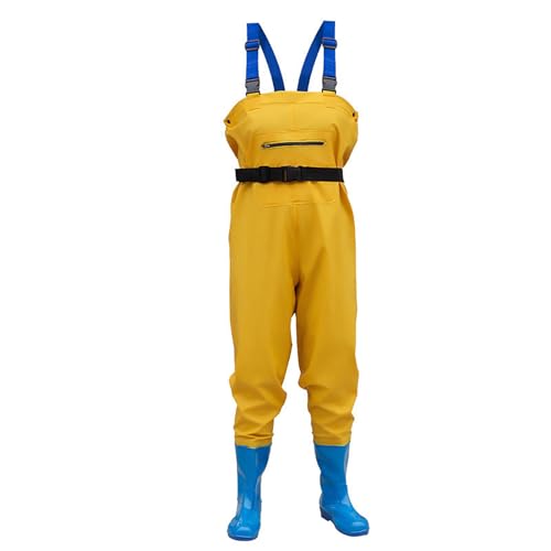 Generisch Herren-Overall strapazierfähig Angeln Wathose Outdoor-Ausrüstung wasserdicht atmungsaktiv leicht robust für Erwachsene Kinder (Yellow, 40) Generisch Herren-Overall strapazierfähig Angeln Wathose Outdoor-Ausrüstung wasserdicht atmungsaktiv leicht robust für Erwachsene Kinder (Yellow, 40)