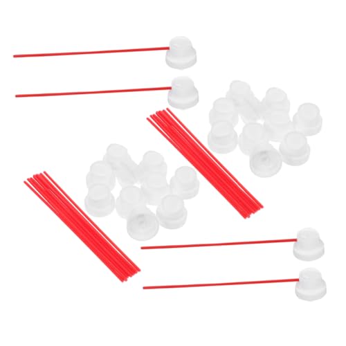 VANZACK 24Sets Spray Can Nozzle Tips High Precision Replacement Straws for Automotive Machinery Maintenance Pressureresistant Extended Access for Deep Areas Compatible