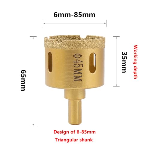 Broca de Sierra de Hueco 45 mm para Cerámica y Mármol miniatura 3