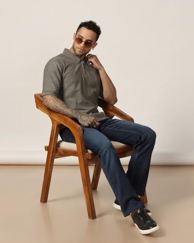 Image of Leriya Fashion Mens t Shirt | Textured t Shirts for Men| Oversized t-Shirt for Men