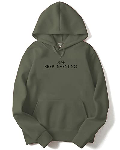 Image of ADRO Men Cotton Hooded Sweatshirt