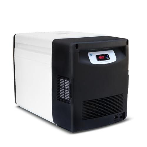 DFYOZX -86 ° Congelador de Temperatura ultrabaja-(-122.8 °F) Congelador criogénico portátil de Laboratorio Congeladores de 25L Refrigerador, muestras Congelador Flash (Black 25L)