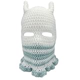 lilinzhi passamontagna invernale divertente caldo lavorato a maglia per uomo donna antivento copertura viso per feste di halloween all'aperto, h, taglia unica