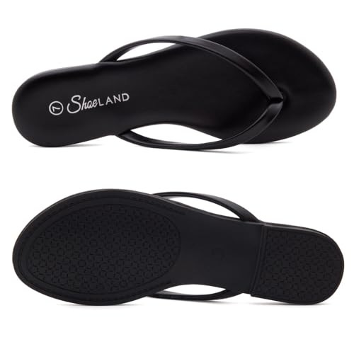 Shoe Land 196002 Womens Falema Flip Flops Casual Thong Flat Sandals Slip thumb #3