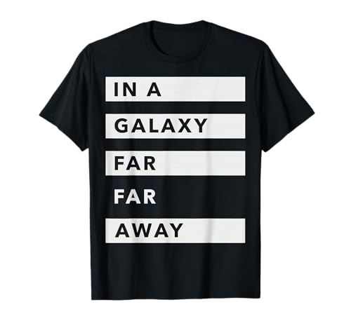 T-shirt Star Wars en coton imprimé et rayé style rétro intergalactique