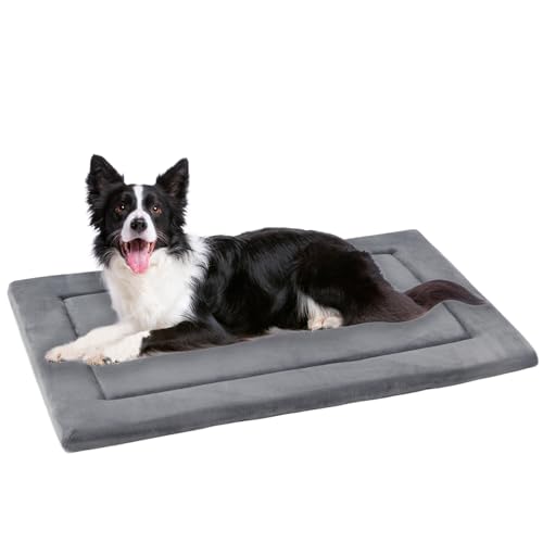 KHONSU PET Dog Bed Mat for Crate 1.1in Slim Cooling Pad...