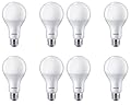 PHILIPS 554600 LED 16.6w (100w Equivalent) A21 Non-Dimmable Light Bulb - Daylight - 1500 Lumens - E26 Medium Base (8 Bulbs)