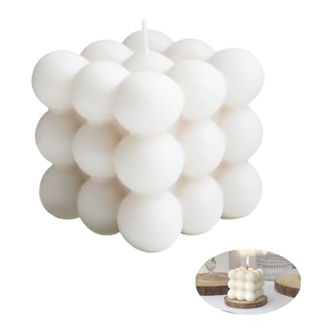 Bubble Candle with Freesia Scent and Unique Design Cover