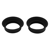 2 Stücke Okular Augenmuschel/Schutz Gummi Okular Abdeckung Umfang Zubehör für 28-32mm Mikroskop Monokular Fernglas Okular