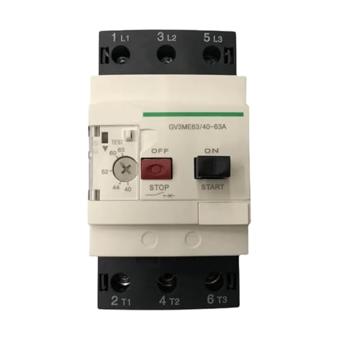 Disyuntor magnetotérmico GV3ME63 protector de motor regulable 40-63A compatible GV3A01 GV3A02 2