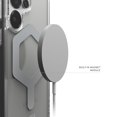 Image of URBAN ARMOR GEAR UAG Designed for Samsung Galaxy S25 Ultra Case 6.9 inch Plyo Pro - Compatible with Magnetic Charging Transparent Rugged Military Drop Tested Protective Cover, Ice /Silver