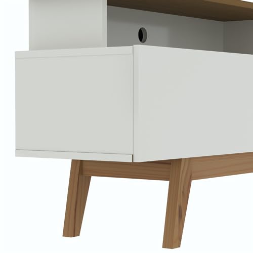 Rack com Painel Ripado para Tv até 70 Polegadas 2 Gavetas Grécia 180cm