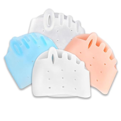 Separadores de Dedos de Silicona: Separadores para Mujeres, Correctores y Espaciadores para Hallux Valgus para Hombres y Mujeres.