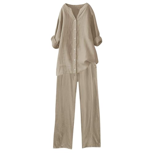 Tenue interieur pyjamas pour femmes amples anti-transpiration lin