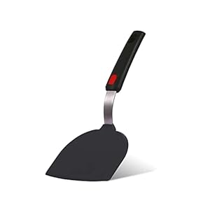 Silicone Fish Spatula Turner Half-Round Dense Spatulas Omelette Pancake Spatulas for Nonstick Cookware Egg 600°F Heat-Resistant