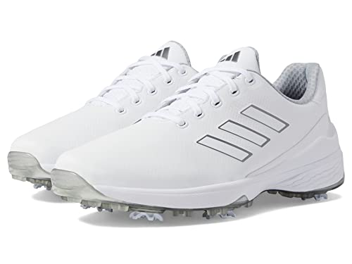 adidas ZG23 Lightstrike Golf Shoes Footwear White/Dark Silver Metallic/Silver Metallic 12.5 E - Wide
