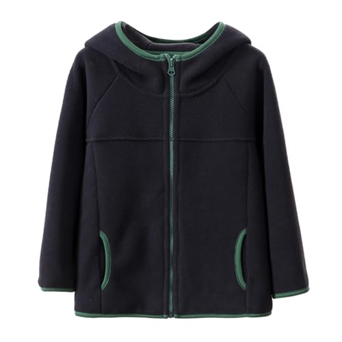 Teens Boys Girls Fuzzy Fleece Zip Up Coat Pullover Hoodie 2025 Trendy Sweatshirt Kids Oversized Outwear Winter Warm Tops