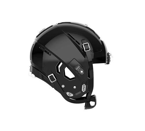 Schutt Capacete de futebol juvenil Sports F7 LX1 (máscara não incluída), preto, médio