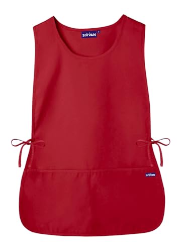 Sivvan Unisex Apron - Cobbler Apron - S8700 - Red - X