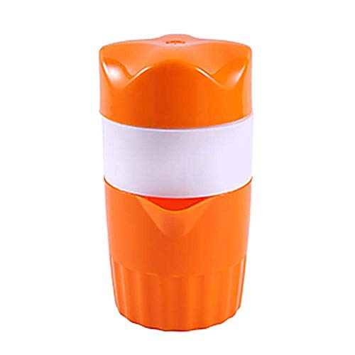 Kleiner tragbarer Fruchtsaftpresse 300ml Orange Zitrone Manueller Entsafter Fruchtsaftpresse Roher tragbarer Entsafter Mixer